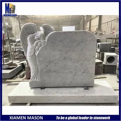 Wholesale Standing Angel Marble Headstone for European Market