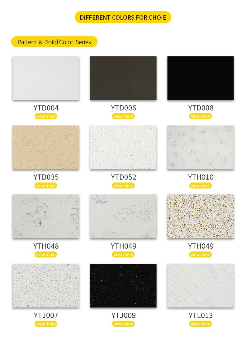 High Quality Artificial Marble Countertop White Calacatta Quartz Stone