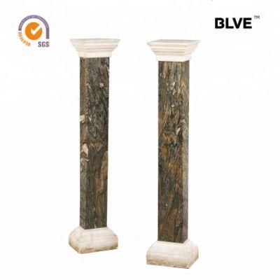 Factory Price House Square Decoration Design Marble Pillar Mcy-43