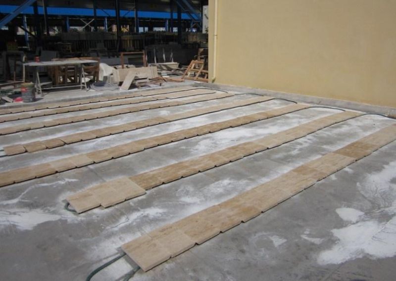 Chinese Beige Marble Project Customization Indoor Decoration Marble Tiles