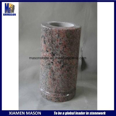 Indian Juparana Granite Cemetery Vases Wholesale
