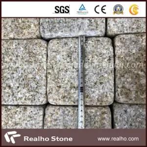 Cheap Price Gold Sunset G682 Granite Tumbled Cobble Stone