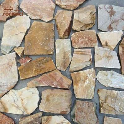 Garden Decoration Natural Stone Free Form Wall Paneling