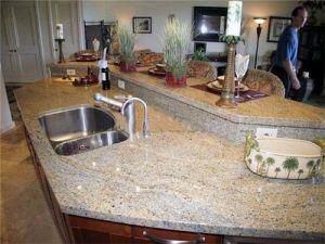 Kashmir Gold Granite Island Top&amp; Vanity Top&amp; Countertop