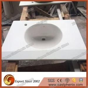 Natural White Polished Crystalized Stone for Kitchen Countertop