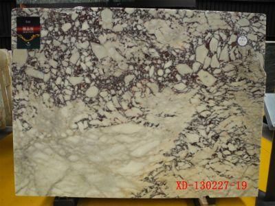 Violet Polished Marble Slabs for Interior Flooring Wall Decoration