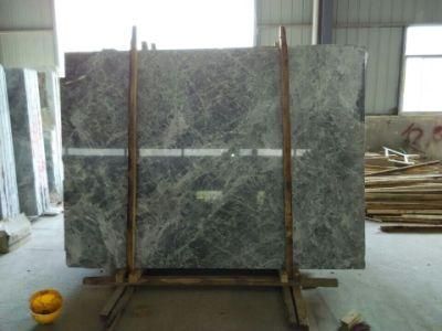 Silver Grey Sliver Mink Chinese Marble Slabs Decoration Interior/Design Flooring/Walling/Countertop/Stairs Tiles/Economic Marble