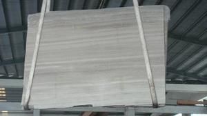 China White Wooden Marble Slab/Tile
