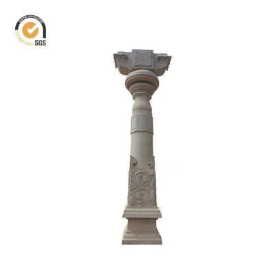 Blve Factory Sales Ornamental Building Outdoor Garden Decoration Stone Column