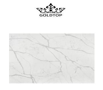 Weather Flow White Three Tree Artificial Quartz of Stone Countertops Kitchen for Restaurants