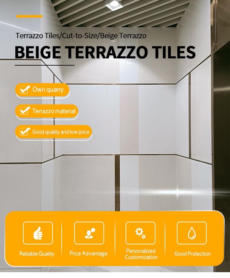 2022 New Style Flooring Tile Swimming Pool Nosing Coping Stone Artificial Marble Tiles Terrazzo Stair Classic Terrazzo Tiles