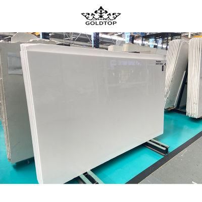 China Supplier Natural Polishing Pure White Stone Cut to Size Tiles White Marble Slabs