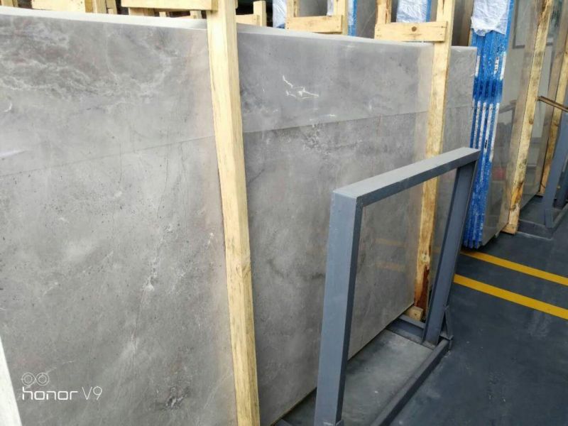 Popular Natural Moca Grey Marble Slab and Tile for Hotel Wall Floor Decorate