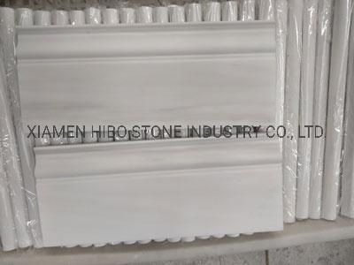 Fine Color Top Choice Oriental White Marble Molding