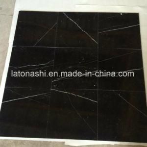 China Wholesale Black Marble Tile with Looking Glazed Indoor Bathroom