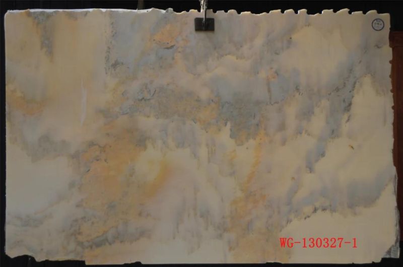 White Lanscape Marble Slabs, Marble Tiles and Marble