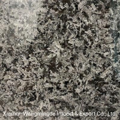 Natural Polished Black Granite Slab for Building Walls and Kitchen Countertop