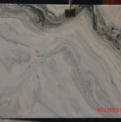 Lanscape White Marble Slabs, Marble Tiles and Marble