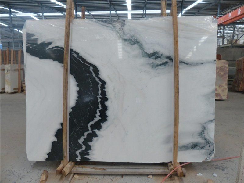 Polished White Marble Tiles/Slabs Panda White Marble Countertop/Flooring/Wall/Project