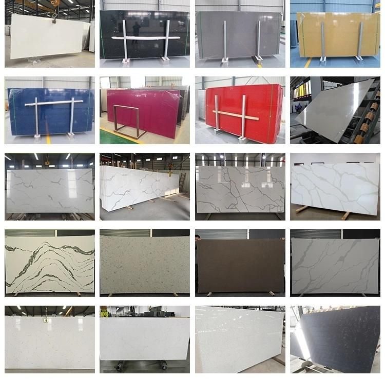 Hot Sale Artificial Stone Caracatta White Quartz Engineered Quartz Slabs for Countertop