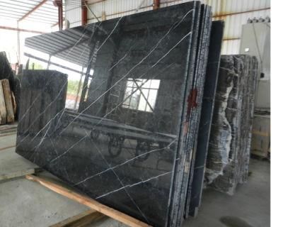 2017 New Nero Margiua Marble Slab Black Marquina for Vanity Top