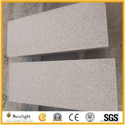 Natural 17.5cm Thick Cheap Flamed Sesame White/Grey G603 Granite Stone Stairs