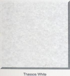 Thassos White Color Polished Marble for Bathroom Tops/Counter Tops