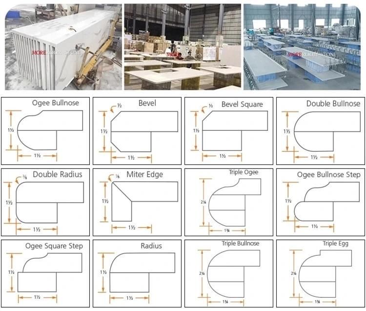 Light Color High Quality Artificial Marble Stone Quartz
