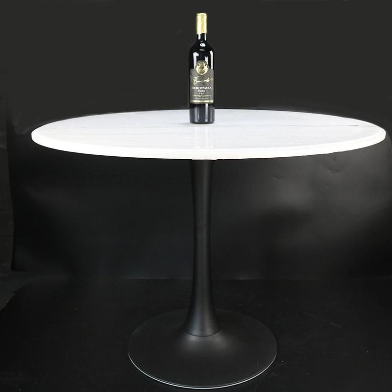 High Quality Luxury Modern Stainless Steel Dining Table Living Room Furniture Marble Stone Countertop Coffee Tables Dining Table