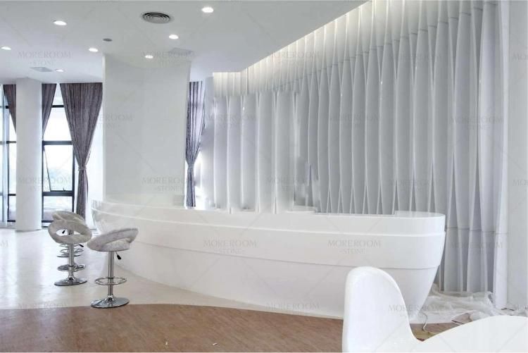Indoor Commercial Artificial Marble Acrylic Solid Surface Sheet Slab