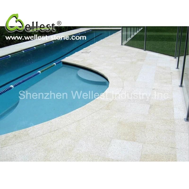 G682 Yellow Granite Drop Face Pool Coping