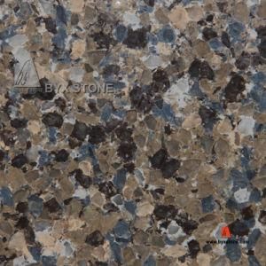 Manmade Blue Artificial Quartz Stone for Slab, Countertop, Tile