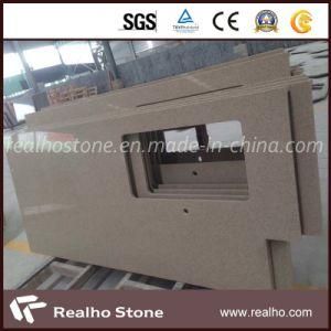 Beige Quartz Countertop for Kitchen