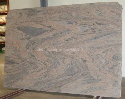 Colombo Juparana Stone Panels Pink Granite Kitchen/Bathroom Countertop Flooring/Steps/Columns Tiles