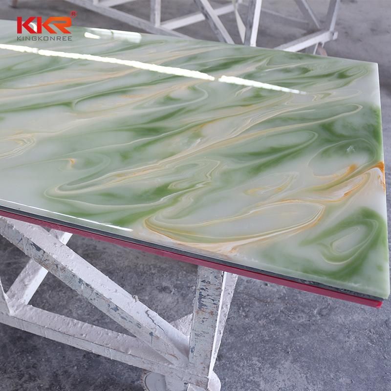Manufacturer Fashion Translucent Acrylic Solid Surface Stone Sheets