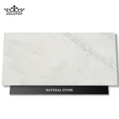 Natural Stone Elba White Marble, Chinese Calacatta White Marble Stairs for Interior/Indoor/Floor/Wall/Kitchen/Bathroom Decoration/Home Decor