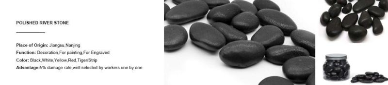 Tumbled Snow White Stone for Garden Decoration