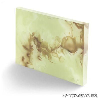 Transtones Polished Green Onyx Stone Price for Interior Decor