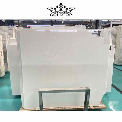 High Quality Crystal White Natural Stone Slabs Greek Crystal White Marble Natural Stone Slab