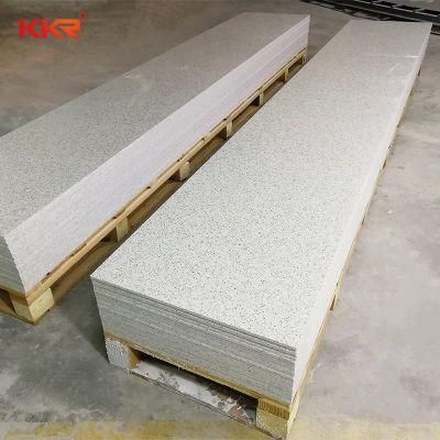 White Corian Solid Surface Slabs Artificial Stone Sheets