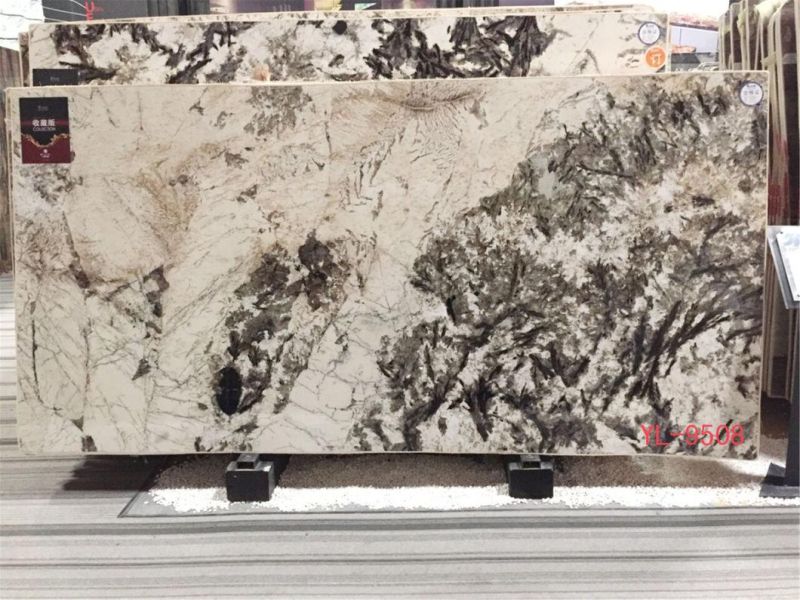Shangri-La Green Marble Slabs for Flooring Tile, Countertop