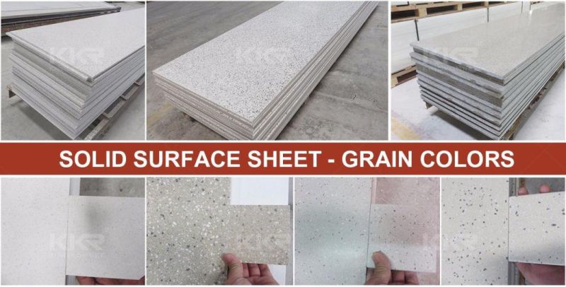 Building Material Wholesale 12mm 30mm Black Solid Surface Sheets Artificial Stone