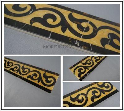 Waterjet Marble Border Flooring Design Marble Border Tile Floor