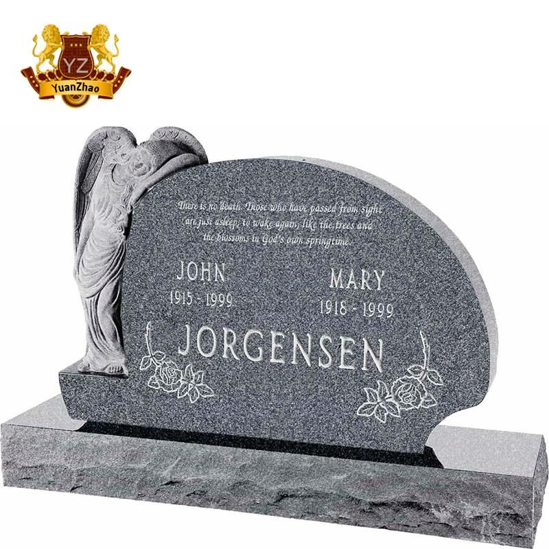 Granite Memorial Restingangel Gravestone Headstone Graveyard Decoration