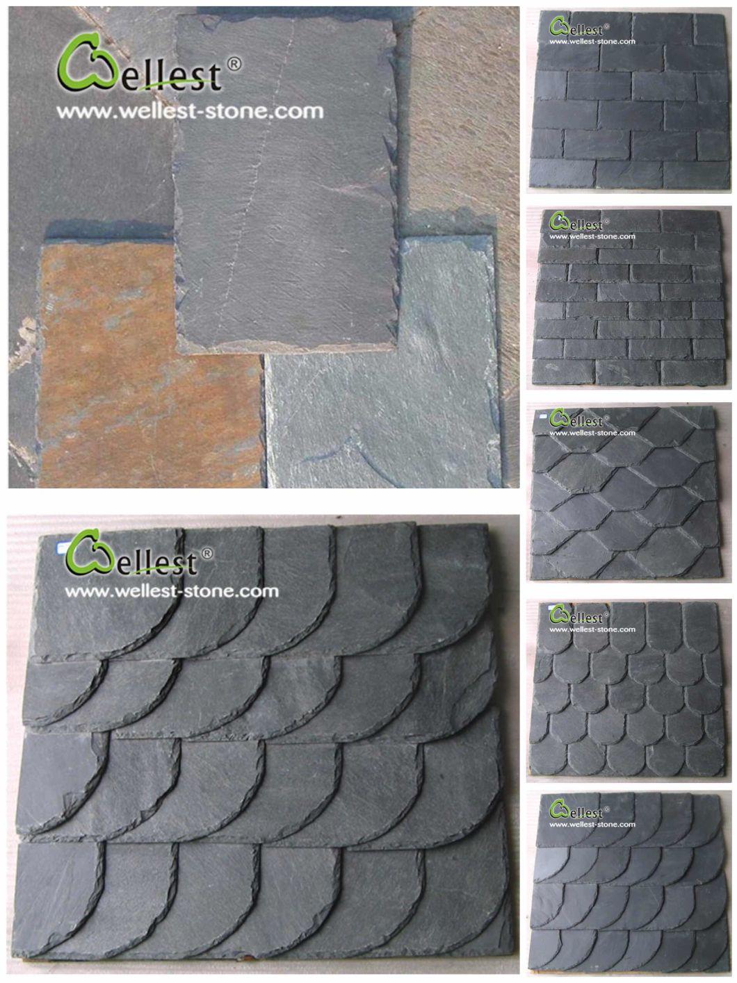 Multicolor Slate Roof Tile with Good Price