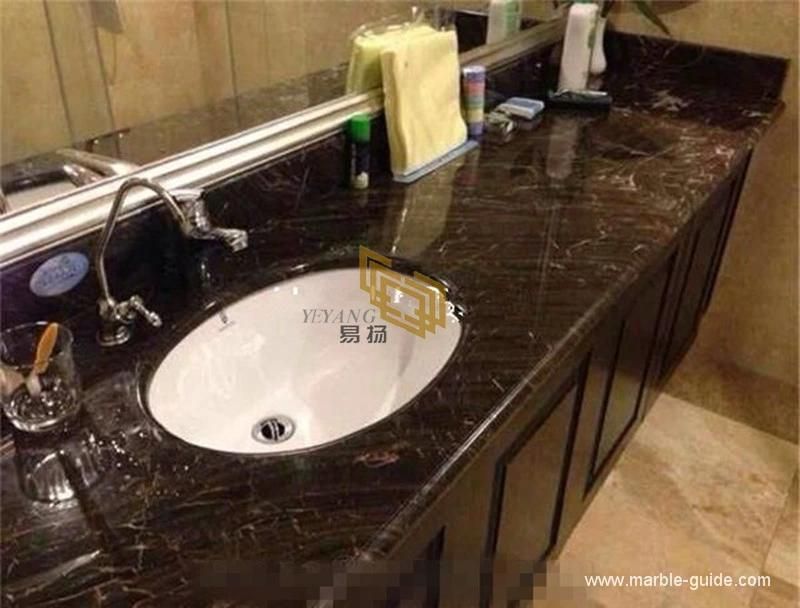 Classic Euronet B Mine Dark Brown Marble for Countertop/Floor Tile/Vanity Top