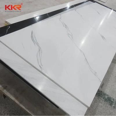 Custom Made Acrylic Stone Resin Hanex Slabs Marble Pattern Stone Solid Surface