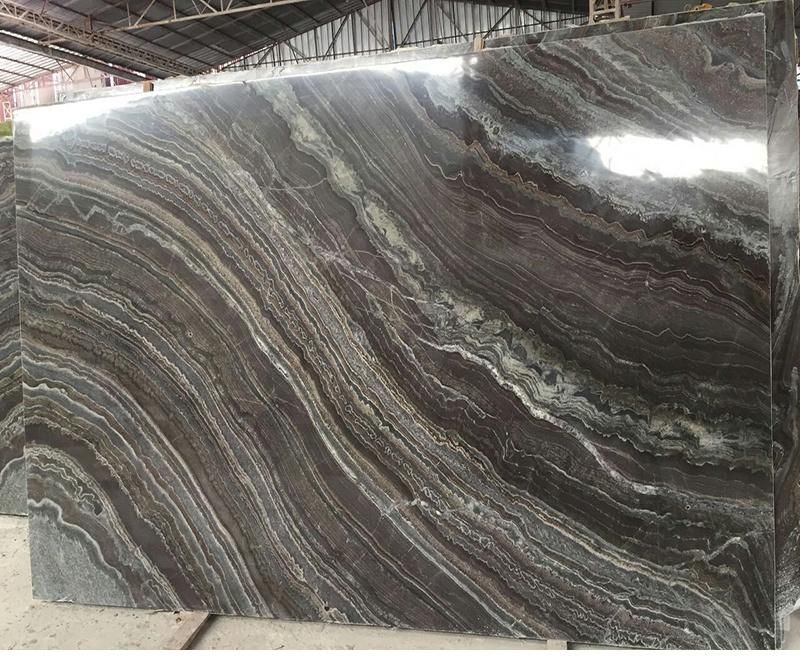 Book Match Veins Galaxy Marble Wavy-Filbred for Wall