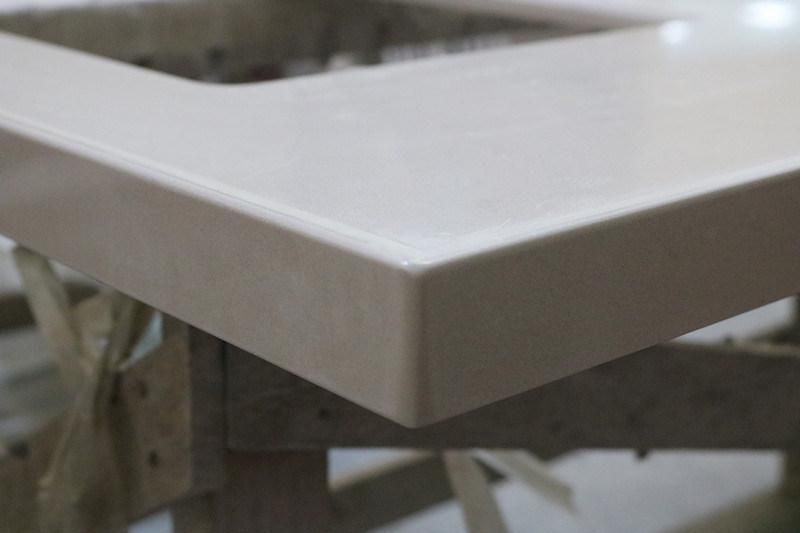 Factory Wholesale Cheap Rectangular Shape Bathroom Artificial & Quartz Stone Countertops Vanity Tops