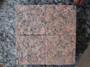 G562 Maple Red Granite Cubes Flamed for Sale